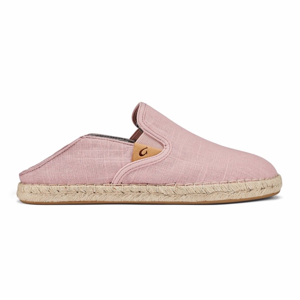 Olukai Women's Kaula Pa A Kapa Slip On Shoe - Rose Sea Salt US137-854